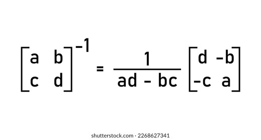 Inverse of a matrix in mathematics.