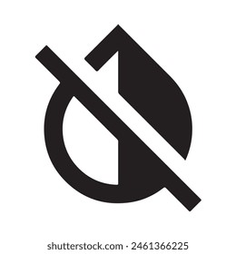 Invert colors icon vector design in eps 10