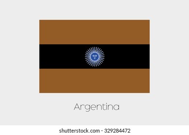 An Inverted Flag of Argentina
