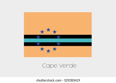 An Inverted Flag of Cape Verde