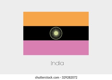 An Inverted Flag of India