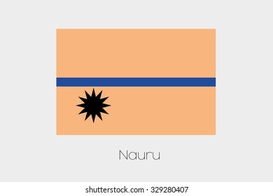 An Inverted Flag of Nauru