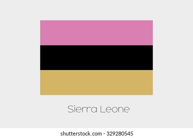 An Inverted Flag of Sierra Leone