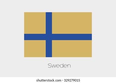 An Inverted Flag of  Sweden