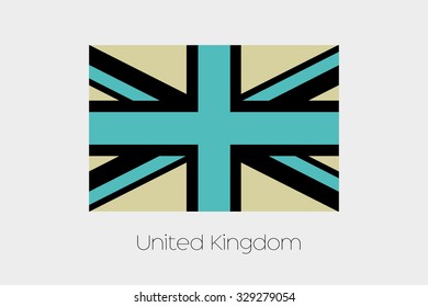 An Inverted Flag of United Kingdom