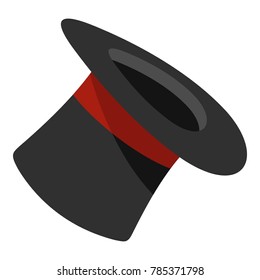 Inverted hat icon. Cartoon illustration of inverted hat vector icon for web.