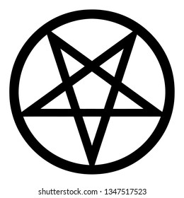 Inverted Pentagram Clipart