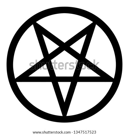 Inverted Pentagram Clipart
