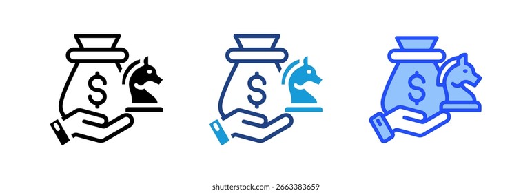 Elemento de icono de inversión para diseño