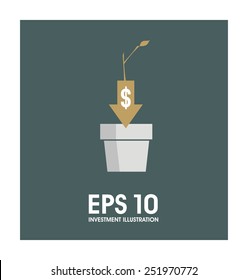 invesment simple illustration 