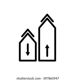 invest flat icon isolate on white background vector illustration eps 10