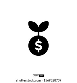 invest icon, design inspiration vector template for interface and any purpose