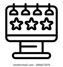 Invest monetization icon. Outline invest monetization vector icon for web design isolated on white background