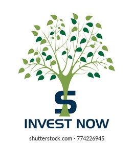 Invest Now, illustration vector