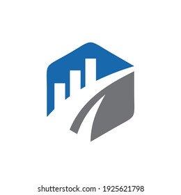 invest property logo design eps