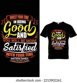 Invierte Tu Tiempo En Hacer Tipografía En El Diseño De Camisas