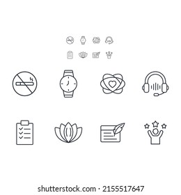 Invest in yourself icons set . Invest in yourself pack symbol vector elements for infographic web