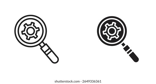 Suchen Sie nach Symboldesign-Illustrationen. Bearbeitbare Websymbole