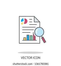 investigate icon vector
