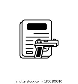 Investigate Vector icon style illustration. EPS 10 file