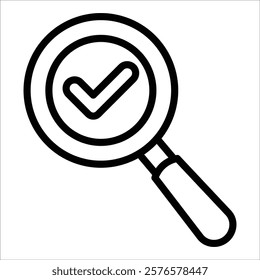 Investigation Icon Element For Design