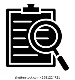 Investigation Icon Element For Design