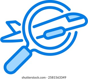Investigation Icon Element For Design