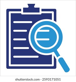 Investigation Icon Element For Design