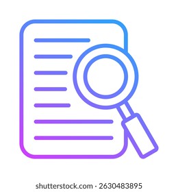 Elemento de icono de investigación para diseño