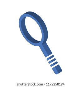 Investigation isometric left top view 3D icon
