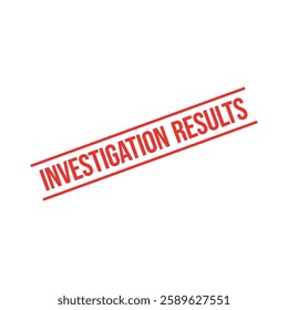 Investigation Results Letter Rubber Stamp Template