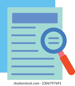 Investigation vector icon. Can be used for printing, mobile and web applications.