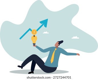 Investing in an idea that will bring growth and success.