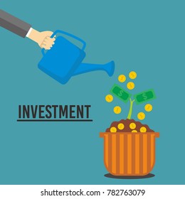 Investing Illustration Vector