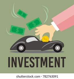 Investing Illustration Vector