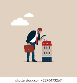 Investing, real estate, investment opportunity concept. Flat vector illustrtaion.