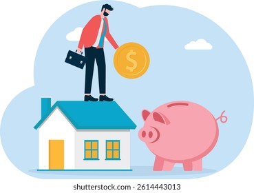 Investing, real estate, investment opportunity. Property speculation. investor home inspection.

