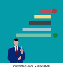 Asignación de activos de inversión y concepto de equilibrio Los inversores empresariales hacen gráficos circulares para equilibrar sus carteras a fin de adaptarse al riesgo y al rendimiento.