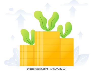 Investment. Business Concept Vector Illustration.