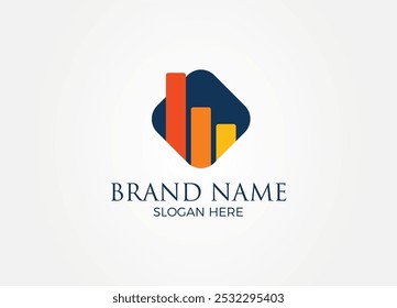 Investment Business Logo, Business Financial And Marketing Logo, Creative Accounting Logo Premium Vector Template Design