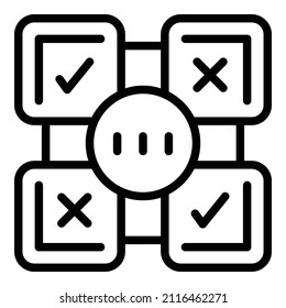 Investment company icon outline vector. Money finance. Market profit