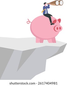 Investment concept. businessman looking for where to invest money

