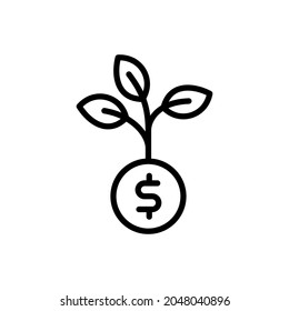 investment concept design vector icon