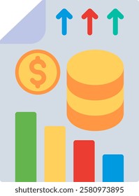 Investment Flat Illustration Vector Design