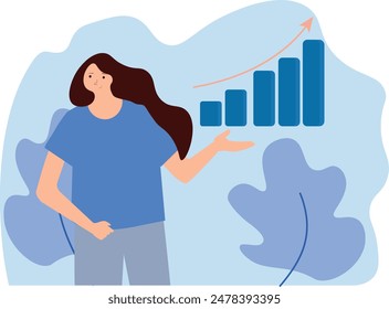 Investment forecast or prediction, vision to see investing opportunity, future profit from stock and crypto trading concept, businessman investor look on spyglass on trading candlestick chart.