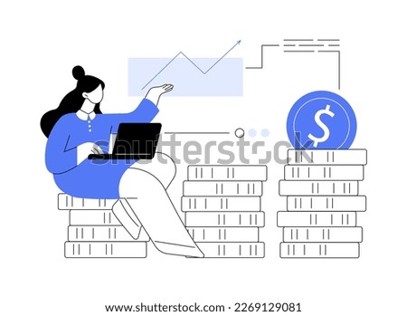 Investment fund abstract concept vector illustration. Investment trust, shareholder scheme, fund creation, business opportunities, corporate venture capital, hedge fund leverage abstract metaphor.