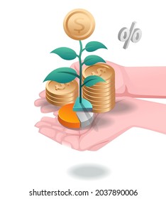 Investment has many benefits in isometric design