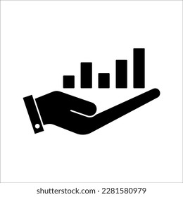 investment icon. Business and finance investment symbol template for graphic and web design collection vector illustration, on white background, eps 10.