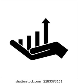 investment icon. Business and finance investment symbol template for graphic and web design collection vector illustration, on white background, eps 10.
