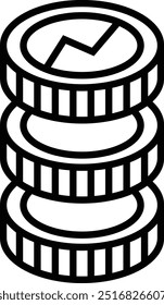 Investment icon design for personal commercial use